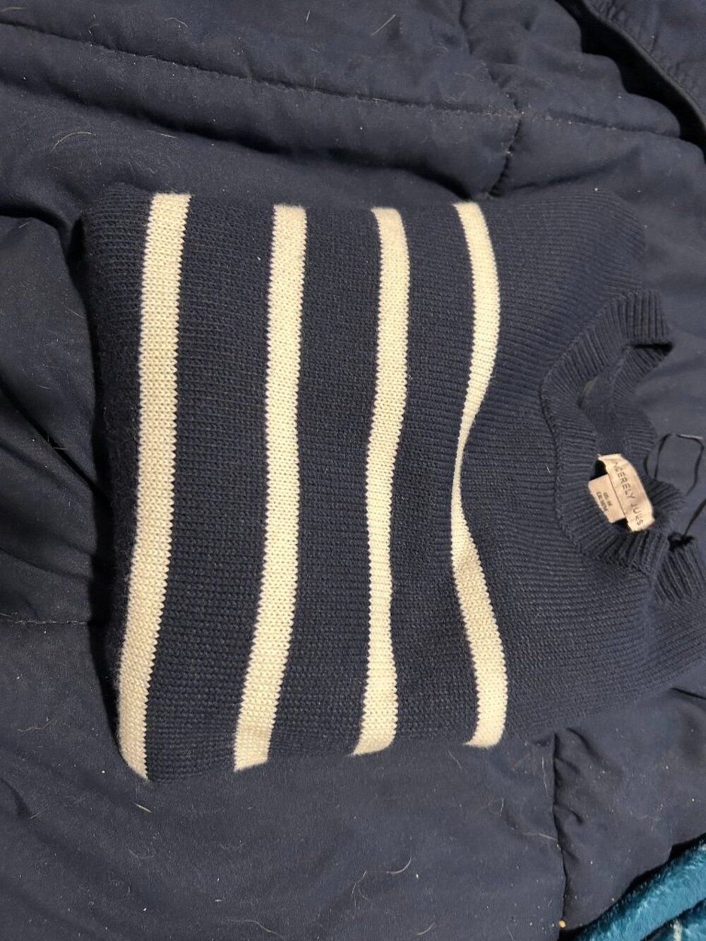 Navy Knit Sweater
